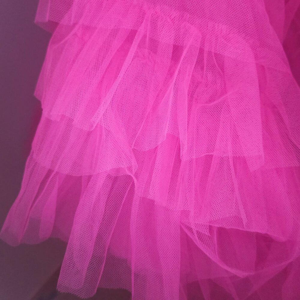 Ivy City Co Hot Pink Pixie Dress – 2X – Puff Sleeves – NWT - Picture 9 of 11